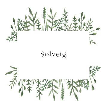 Tilbehør - Solveig & Frederik Bordkort